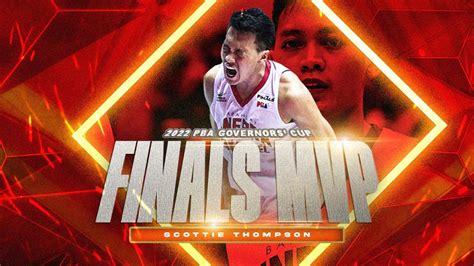 Ginebra guard Scottie Thompson is PBA Finals MVP