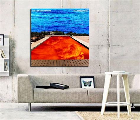 Red Hot Chili Peppers Californication Album Art Print – Poster - Canvas Print - Wooden Hanging ...