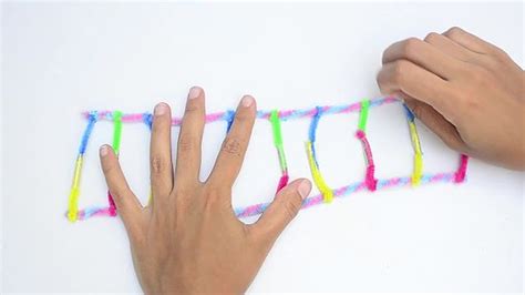 Dna Model Project With Pipe Cleaners