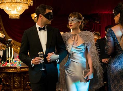 Masquerade Ball from Fifty Shades Darker: Sneak Peek Anastasia Steele (Dakota Johnson) … | Watch ...