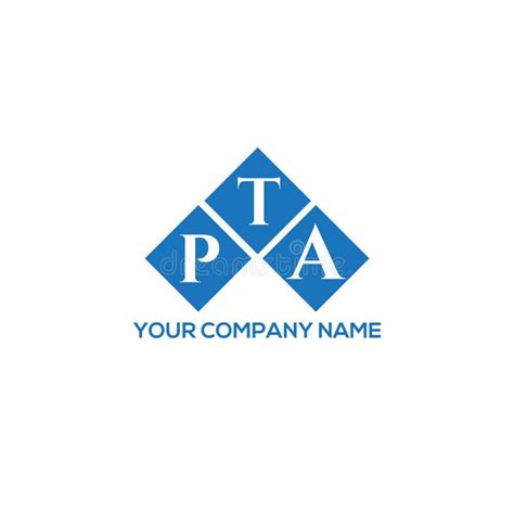 PTA Letter Logo Design on White Background. PTA Creative Initials ...