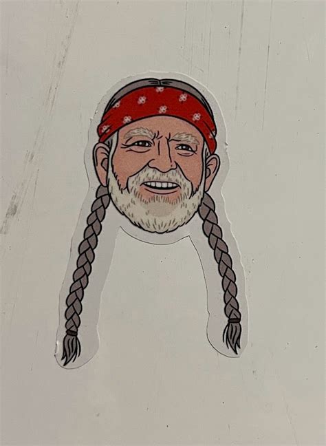 Willie Nelson Sticker