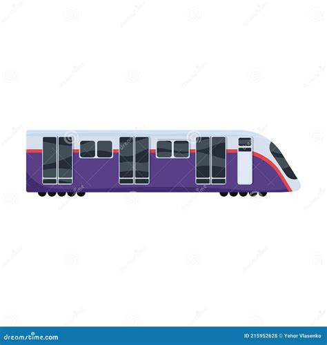 Subway Train Cartoon Vector Icon.Cartoon Vector Illustration Cargo ...