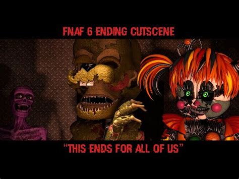 [FNaF SFM] Fnaf 6 Ending Cutscene - YouTube