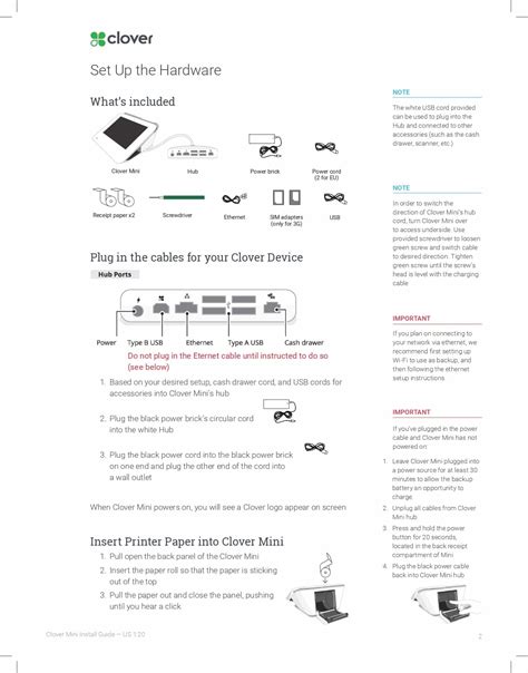 Clover Mini Setup Guide | Ameta Merchant Solutions