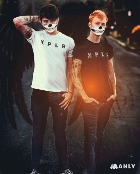 Yo guy i made new halloween edit of sam colby | Sam and Colby Amino