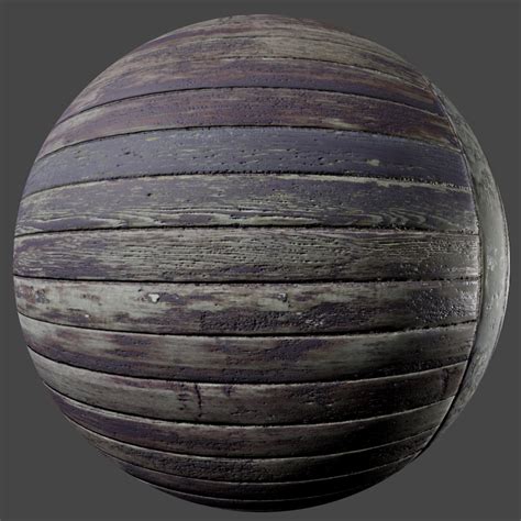 Aged Wood Planks PBR Material – Free PBR Materials