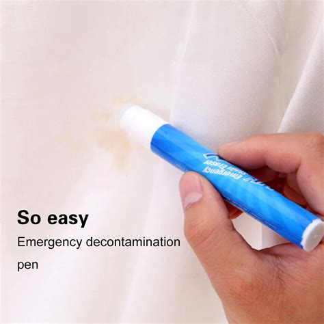 Portable Decontamination Pen Clothes Instant Stain Remover Emergency ...