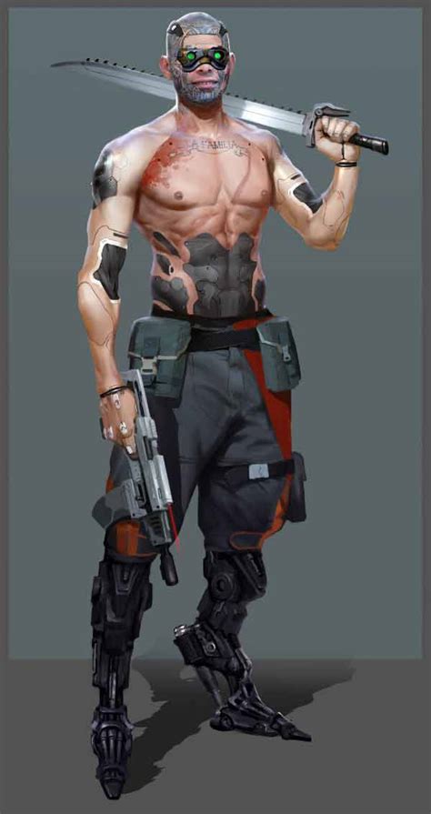 35+ Cool Cyberpunk Character Concept Art, Inspiration & Design