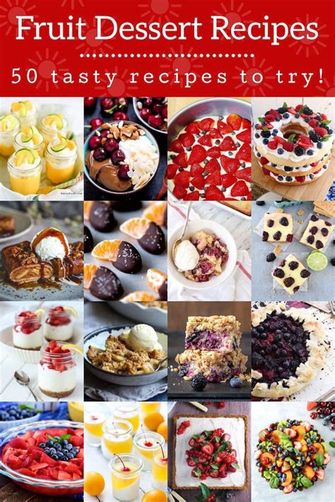 Best Fruit Dessert Recipes: Quick & Easy Options You'll Love | Fruit ...