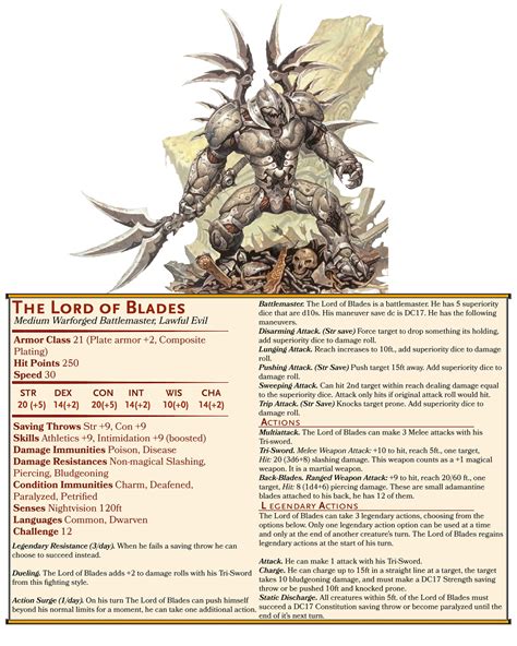 Image result for the lord of blades eberron | Dungeons and dragons homebrew, D&d dungeons and ...