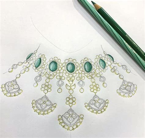 Pin by Crafty jayshree on earing | Jewelry drawing, Jewellery design ...