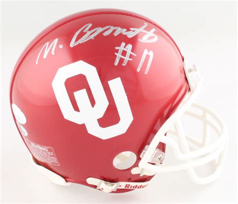 Nik Bonitto Signed Oklahoma Sooners Mini Helmet (JSA COA & Bonitto ...