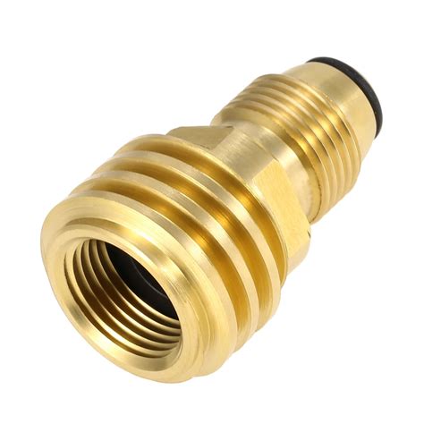 Propane Tank Adapter Solid Brass Regulator Valve Safety POL Tank ...