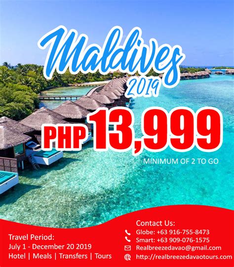 Maldives Package 2019 - RealBreeze Davao Tour Packages