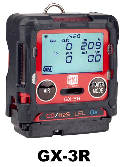 RKI Model GX-3R (1-4) Gas Personal Monitor | Gas Detector Sales