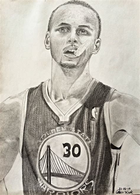 Portrait of Stephen Curry by DawnXbyugen on DeviantArt