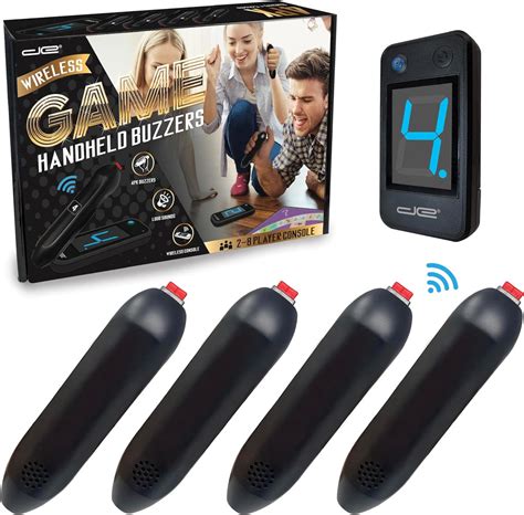 Wireless Handheld Game Buzzer System - Console Displays First Buzz-in ...