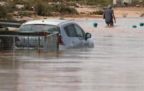 Spain floods: Torrential rains inundate Valencia, Murcia and eastern ...