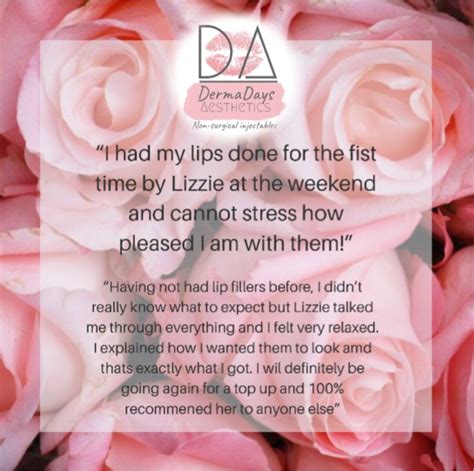 Client feedback. Lip fillers