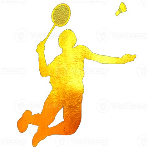 icon player badminton doing smash technique 23791193 PNG