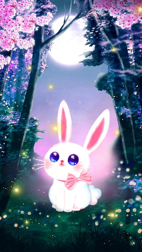 Cartoon Wallpaper Cute Bunny - 720x1280 Wallpaper - teahub.io