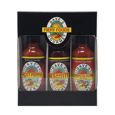 Dave's Gourmet Hot Sauce Collection: From Mild to Insanely Spicy ...