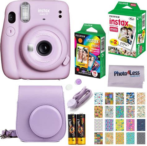 Fujifilm Instax Mini 11 Instant Camera Bundle- Lilac purple – Shop876kids