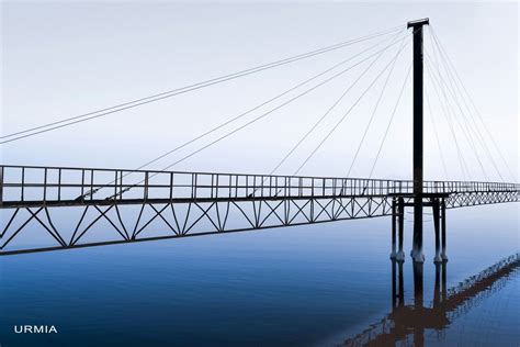 Lake urmia | Lake, Structures, Bridge