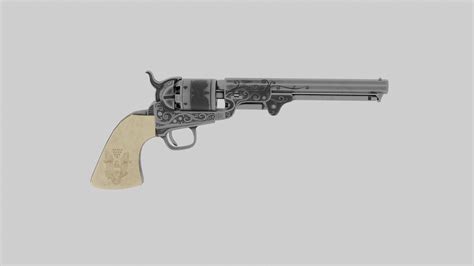 Colt Navy 1851 Revolver 3D - TurboSquid 2035090