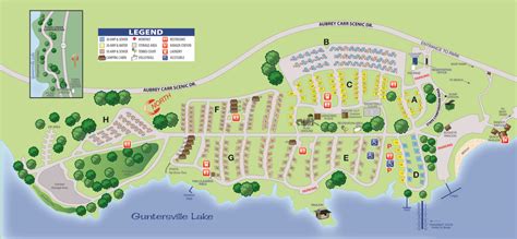 Lake Guntersville Campground Map