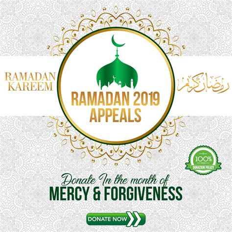 Ramadan 2019 Charity Appeals - All Charity Projects On One Page