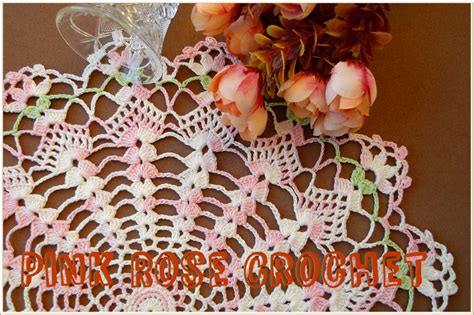 Pink Rose Crochet: Crochet-a-Long Hearts Doily