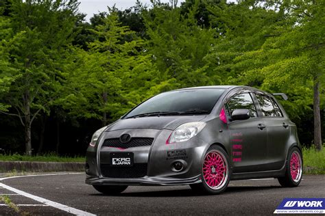 KRC MODIFIED Toyota Vitz on WORK Seeker CX | F: 17x7.5J +35m… | Flickr