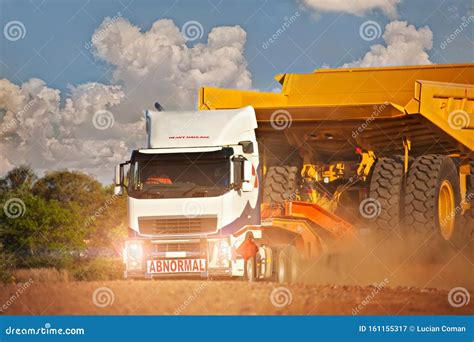 Heavy Duty Truck Abnormal Haulage Editorial Photography - Image of ...