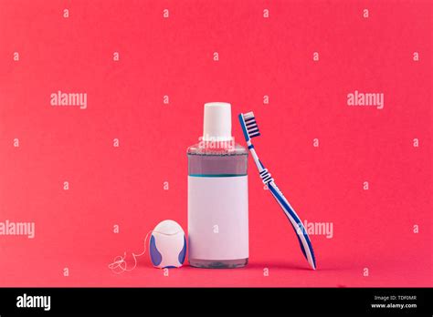 Dental care products Stock Photo - Alamy