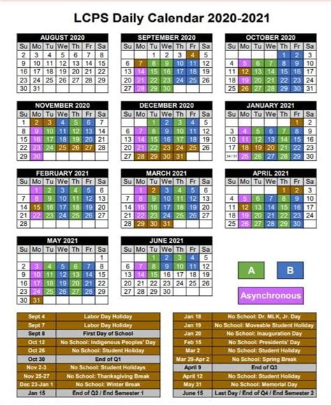 Bcps Calendar A Day B Day - Printable Word Searches