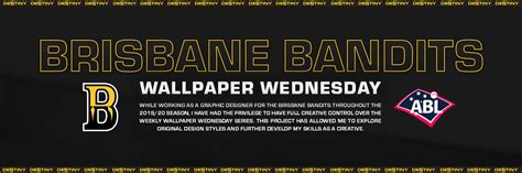 Brisbane Bandits Wallpaper Wednesday on Behance