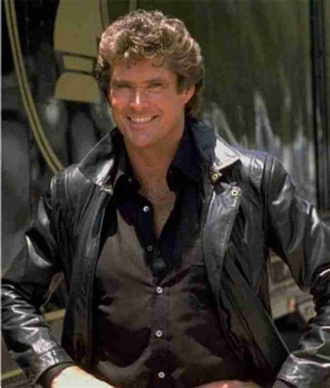 David Hasselhoff Knight Rider Leather Jacket - Movie Leather Jackets