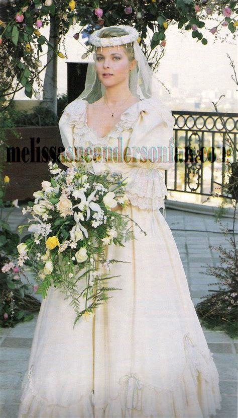 Melissa looks beautiful in her wedding dress. Melissa and Michael Sloan ...