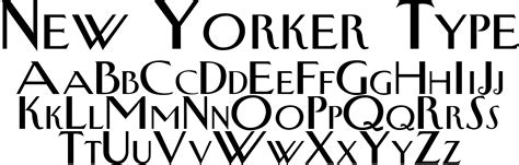 the new yorker logo font - Yoshie Solano