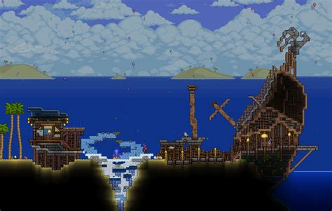 I made an ocean pylon, pre hm : r/Terraria