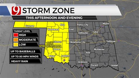 Oklahoma Weather Update: Tornado Watch Issued For Western Oklahoma Counties