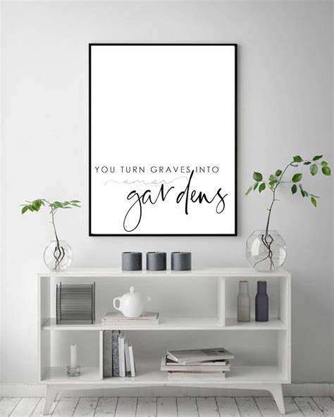 Graves Into Gardens Elevation Worship Lyrics Art Print, Elevation ...