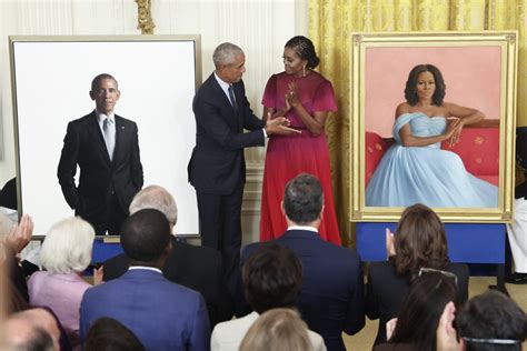 Barack and Michelle Obama Have Returned to the White House to Unveil Their Official Presidential ...