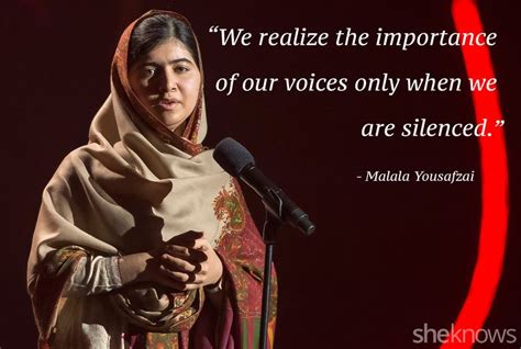 Malala Yousafzai Speech Quotes