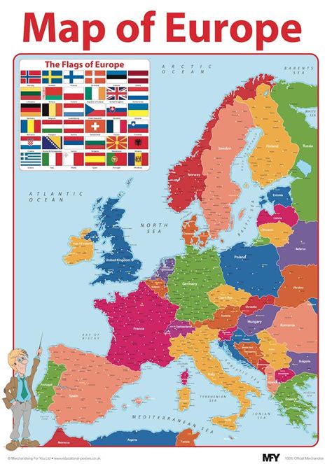 Buy Of Europe Educational s & Colourful Wall Charts for Children ...