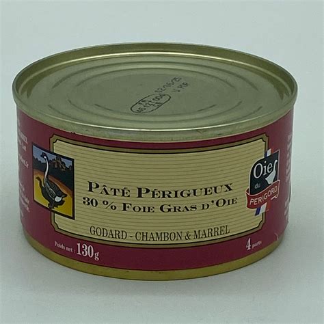 Perigord Pate with Goose Foie Gras & Truffles 130g Godard - The ...