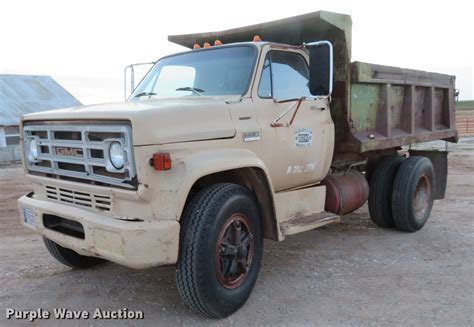 1978 GMC 6500 dump truck in Alva, OK | Item DE6581 sold | Purple Wave