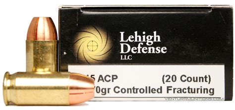 Lehigh Defense 45 ACP 170 Gr CF Ammo for Sale | Ventura Munitions